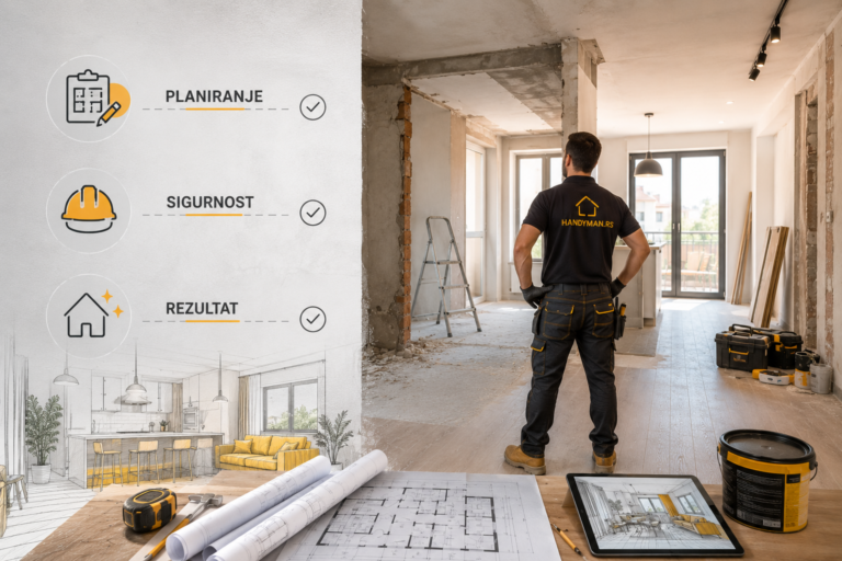 Handyman - Planiranje, sigurnost, rezultat – handyman.rs u svakom detalju - Rušenje u kombinaciji sa adaptacijom – kako planirati korak po korak